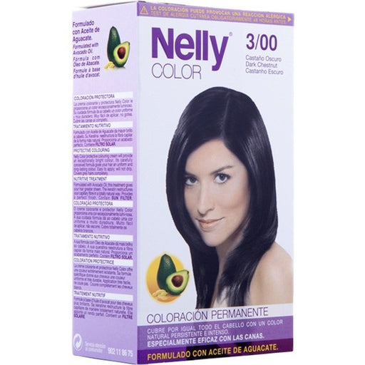 Conjunto de tintura Nelly 3/00 marrom escuro - Nelly - 1