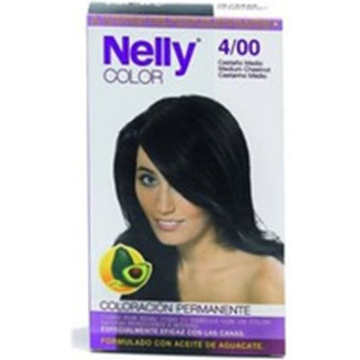Conjunto de tintura Nelly 4/00 marrom médio - Nelly - 1
