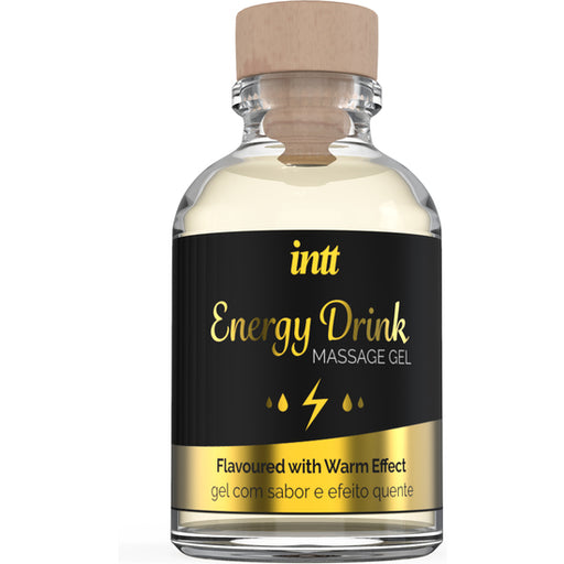Gel de Massagem Beijável Sabor Bebida Energética - 30ml - Intt - 2