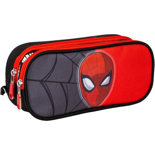 Porta-lápis de duas compartimentos Spiderman Black - Cerdá - 1