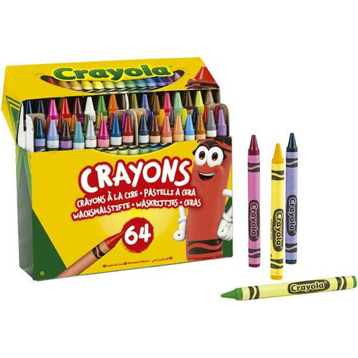 Conjunto de 64 gizes de cera coloridos Crayola - Crayola - 1