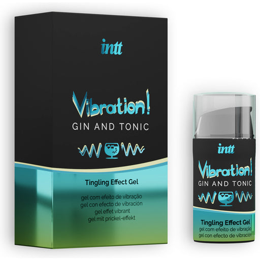 Vibrador Líquido Vibrante Gin Tonic 15ml - Intt - 1