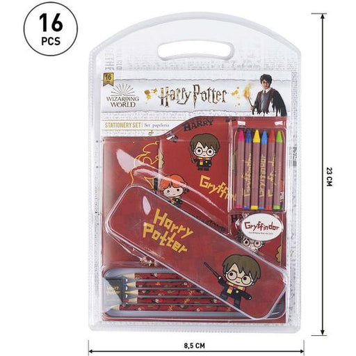 Conjunto de Papelaria Escolar Harry Potter Gryffindor Vermelho - Cerdá - 2