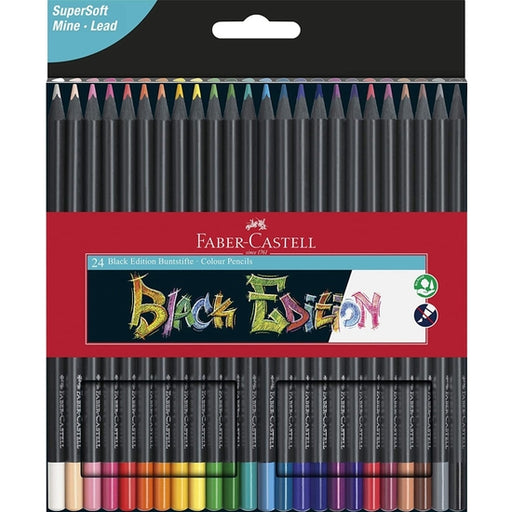 Caixa com 24 Lápis Colors Faber-Castell Black Edition - Faber Castell - 1