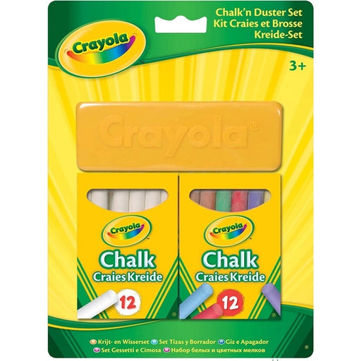 Pacote de 24 Giz + Apagador - Crayola - 1