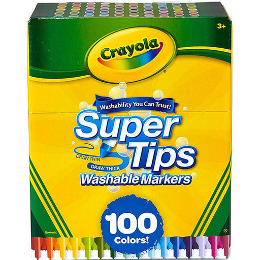 100 Marcadores Laváveis Supertips - Crayola - 1