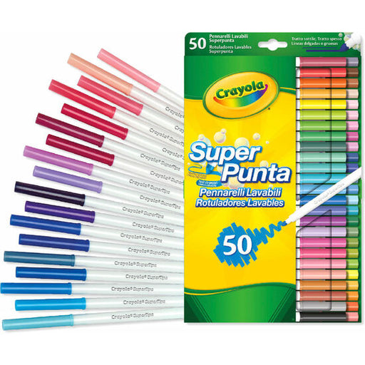 Pacote com 50 Canetas Super Tips - Crayola - 1