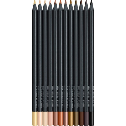 Estojo de 12 lápis Faber-Castell Tons de Pele Blackedition - Faber Castell - 2