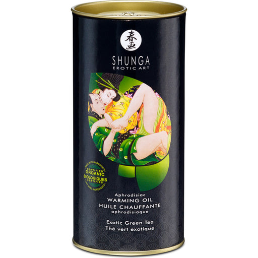 Óleo Efeito Calor Chá Verde 100 ml - Shunga - 2