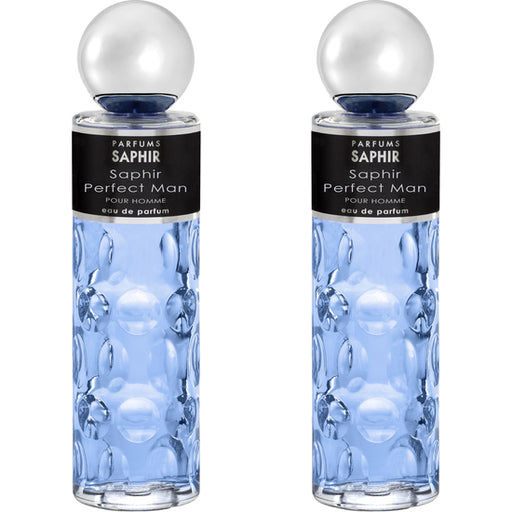 Conjunto de 2 perfumes - Perfect Man - Eau de Parfum - Homem - 200ml - Saphir - 1