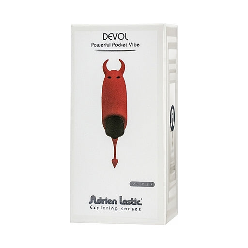 Bolso do Diabo Vibrador de Silicone - Vermelho - Adrien Lastic - 2