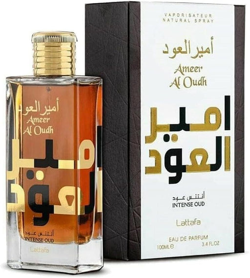 Perfume amadeirado intenso Ameer Al Oudh Oud 100ml - Lattafa - 1