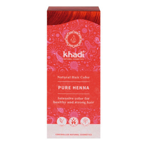 Henna 100% Pura e Natural. Vermelho. 100 gramas - Khadi - 1