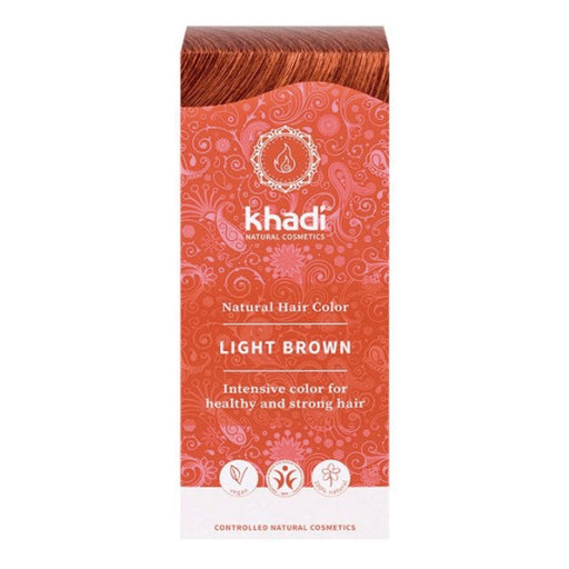 Cor marrom claro à base de plantas. 100 gramas - Khadi - 1
