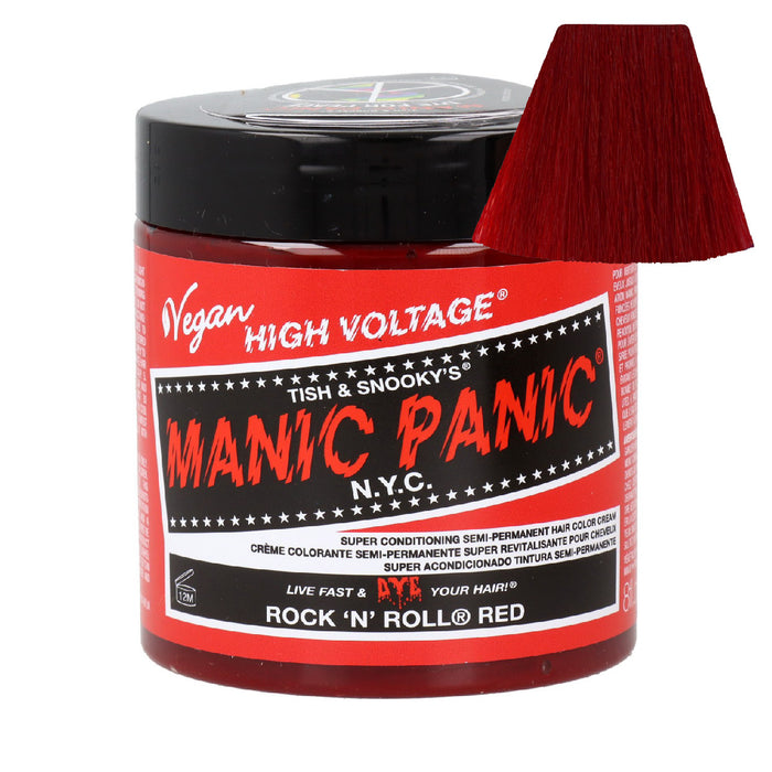 Tintura de cabelo semipermanente Maxi Classic - Manic Panic: Rock &amp;#039;n&amp;#039; Roll Red - 10