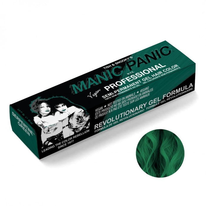 Corante de Fantasia Semi-Permanente Profissional 90ml - Manic Panic: Serpentine Green - 8