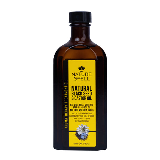 Aceite Capilar-corporal - Óleo de Semente Negra e Rícino para Cabelo e Pele 150 ml - Nature Spell - 1