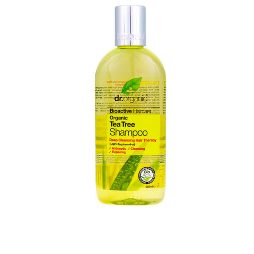 Shampoo de Tea Tree Orgânico Bioativo 265 ml - Dr Organic - 1