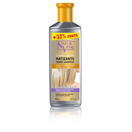 Shampoo Matificante Silver Blonde 400 ml - Natur Vital - 1