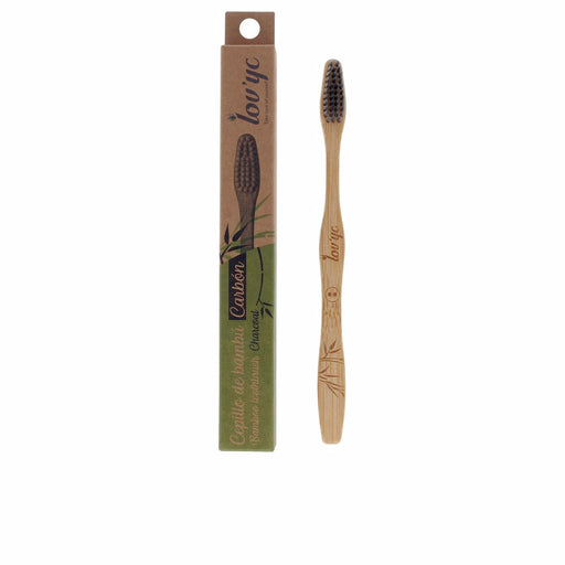 Lovyc escova de dentes de bambu com Carvão Infundido #médio 1 unidade - Lov'yc - 1
