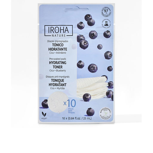 Almofadas Pre-embebidas com Tônico Hidratante 10 U - Iroha - 1