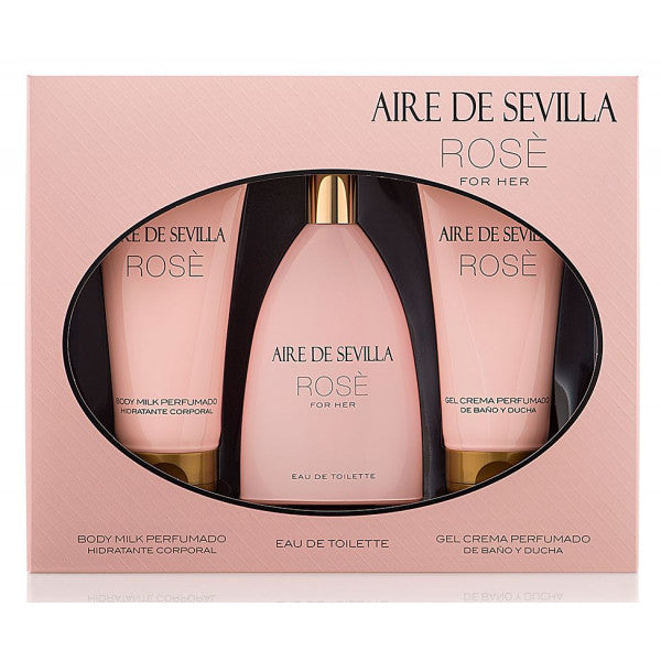 Estojo para perfume feminino Rosè 3pz - Aire de Sevilla - 1