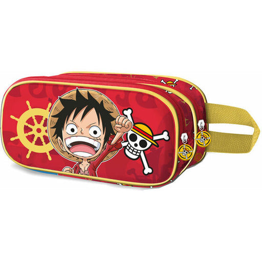Porta-tudo 3D Luffy One Piece Duplo - Karactermania - 1