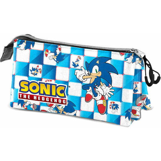 Porta-lápis Blue Lay Sonic the Hedgehog Triple - Karactermania - 1