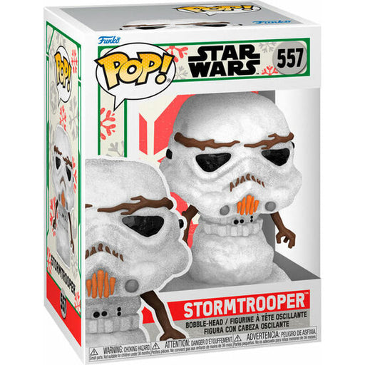 Boneco Pop Star Wars com temática de feriado Stormtrooper - Funko - 1