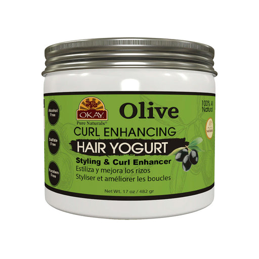 Pure Naturals Olive Live Curl Enhancing Hair Iogurte 17,oz / 482 gr - Okay - 1