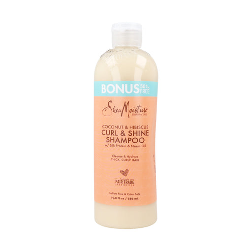 Shampoo Coco & Hibiscus Curl & Shine - 586 ml - Shea Moisture - 1